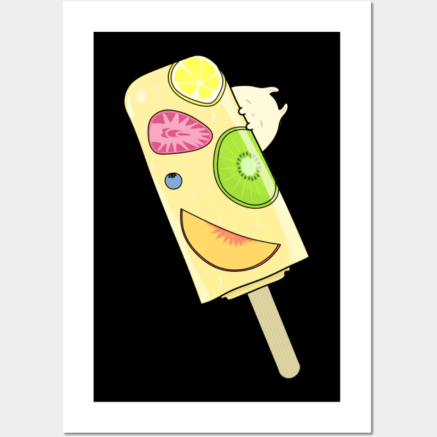 Popsicle Bunny Wall Art by CITROPICALL